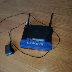 Linksys wireless G broadband router 2.4 GHz 54 mpbs $25