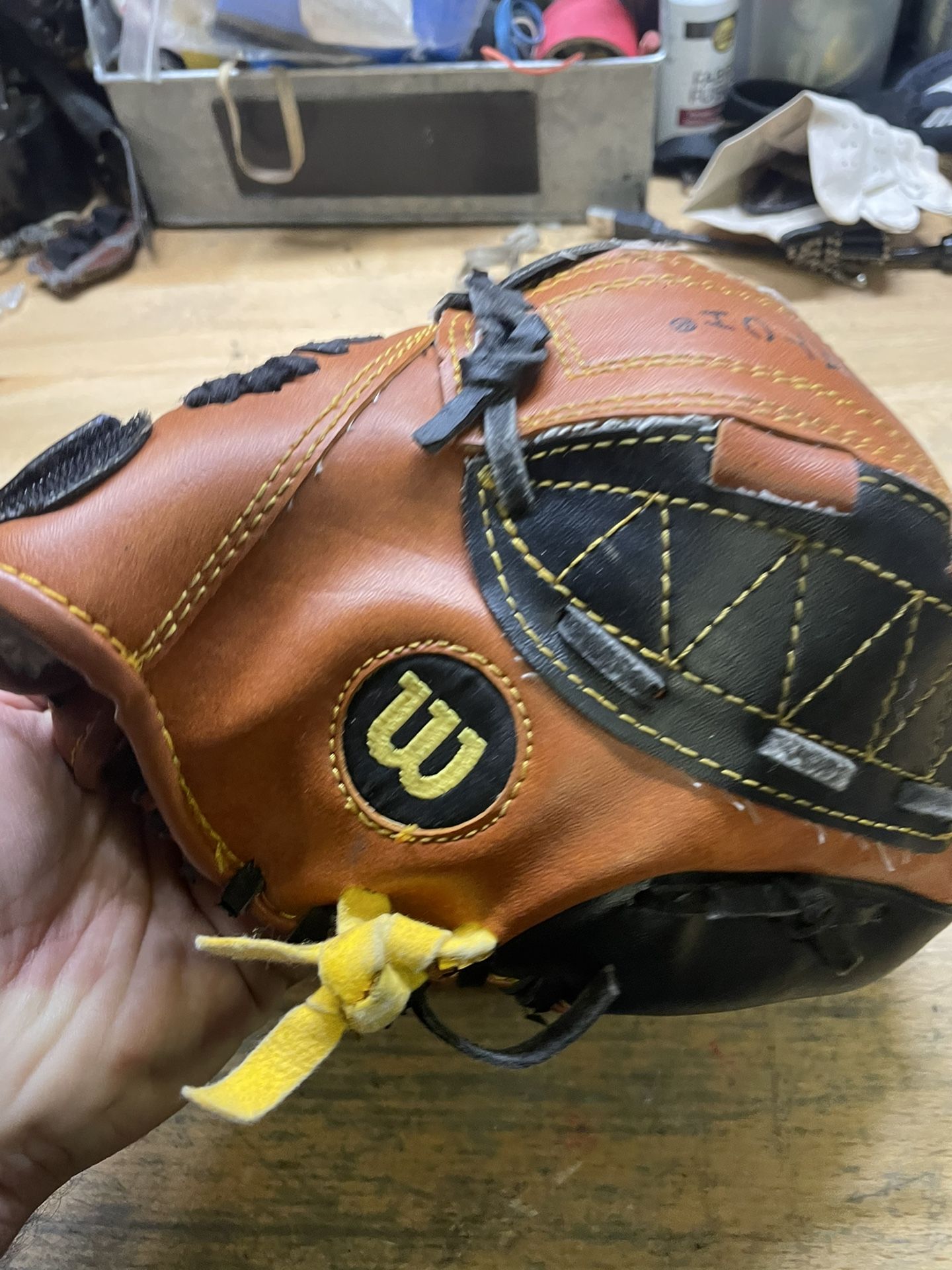 Wilson Baseball Glove Size 10 used conditions 