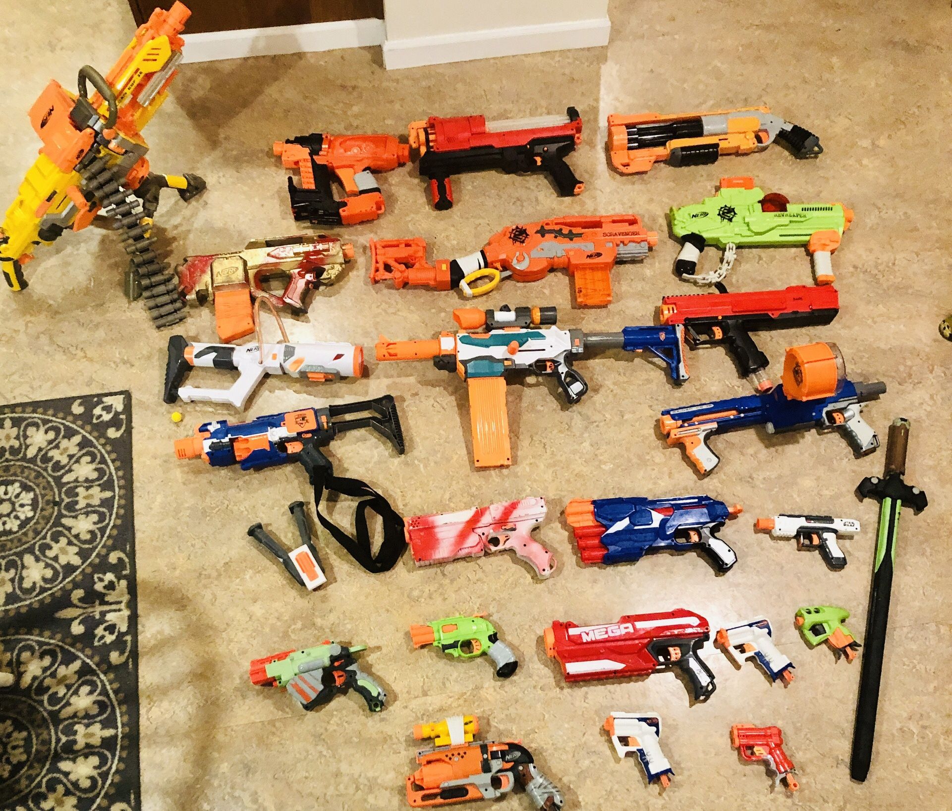 Nerf on sale gun lot