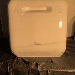 Midea Portable Countertop Dishwasher 