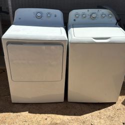 GE Washer And Electric Dryer 