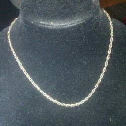 Silver Italy Chain.size 18 Like A Rope 7.7 Gram