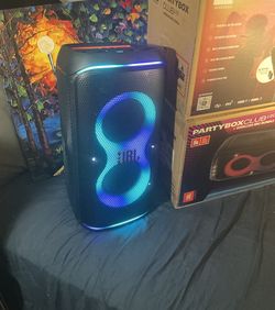 JBL Partybox 120 Portable Bluetooth Speaker {NO MIC} ~ LED Lights, Bass Boost, Long Battery Life