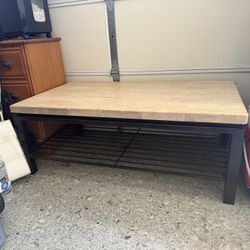 Matching coffee table and end table