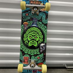 Green Skateboard Santa Cruz