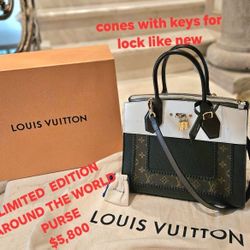   Authentic ONE OF A KIND-LOUIS VUITTON City Steamer MM M55430 , &; GUCCI  Purses