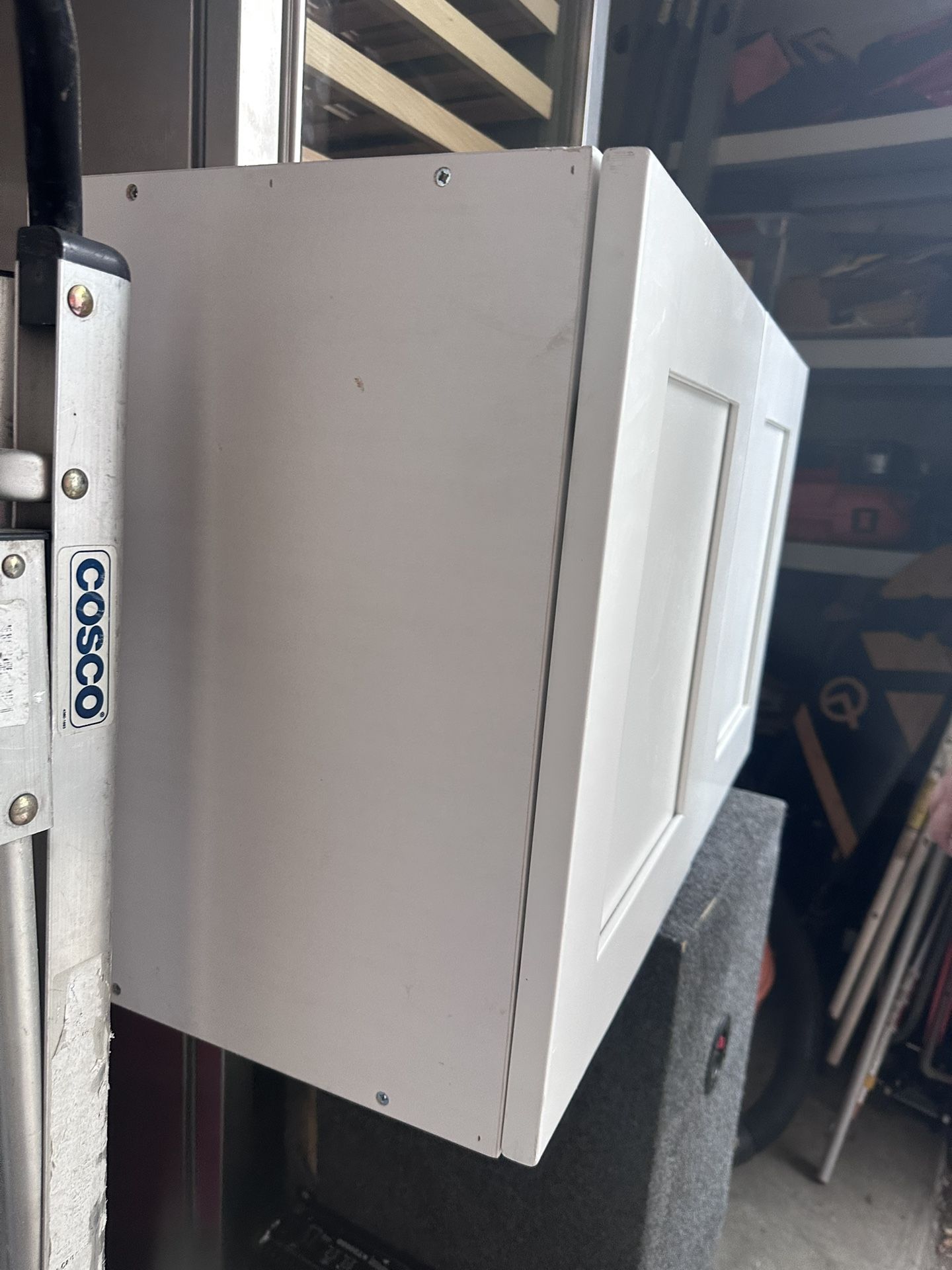 White Storage Cabinet 