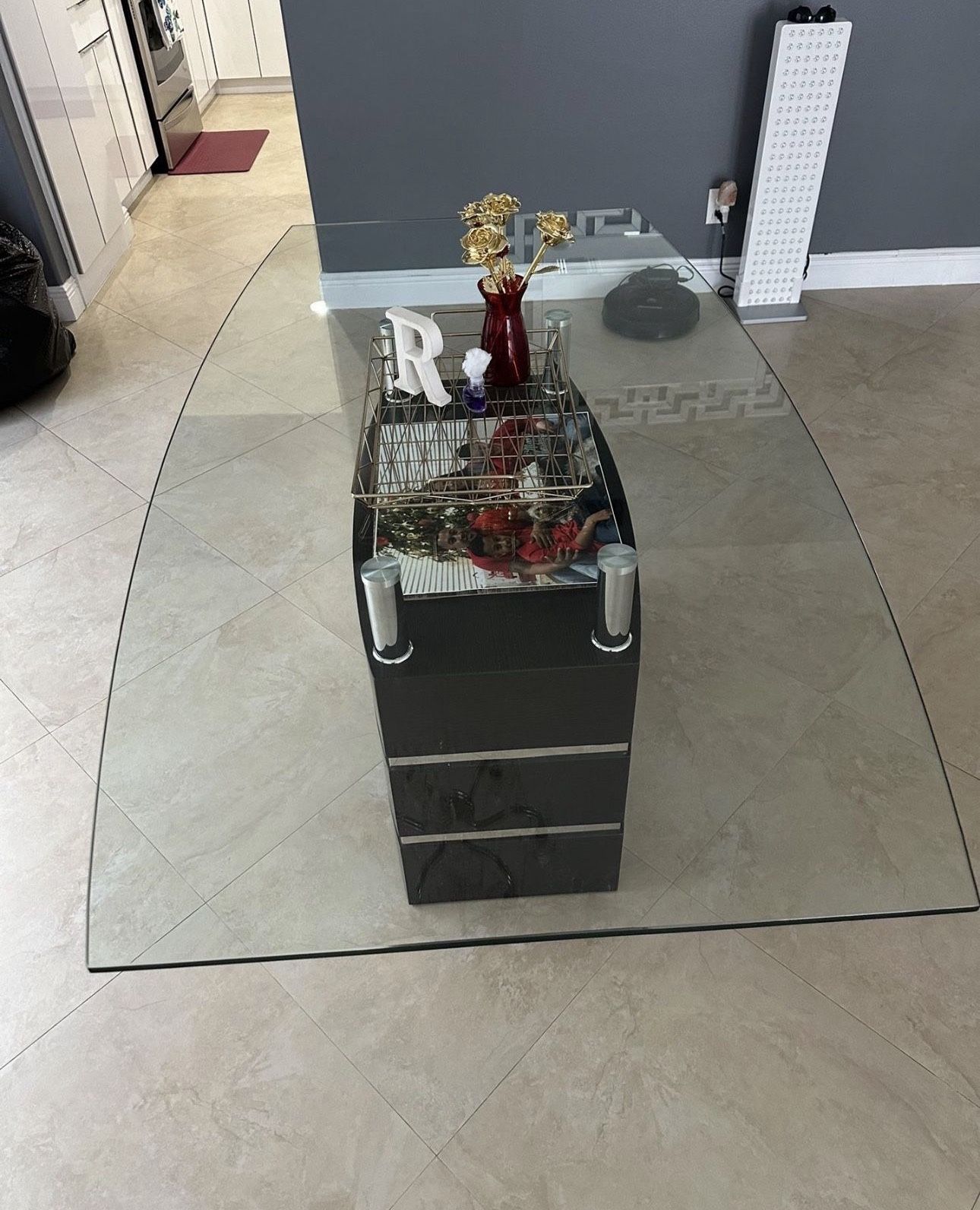 Brown Dining Table For 6 $100