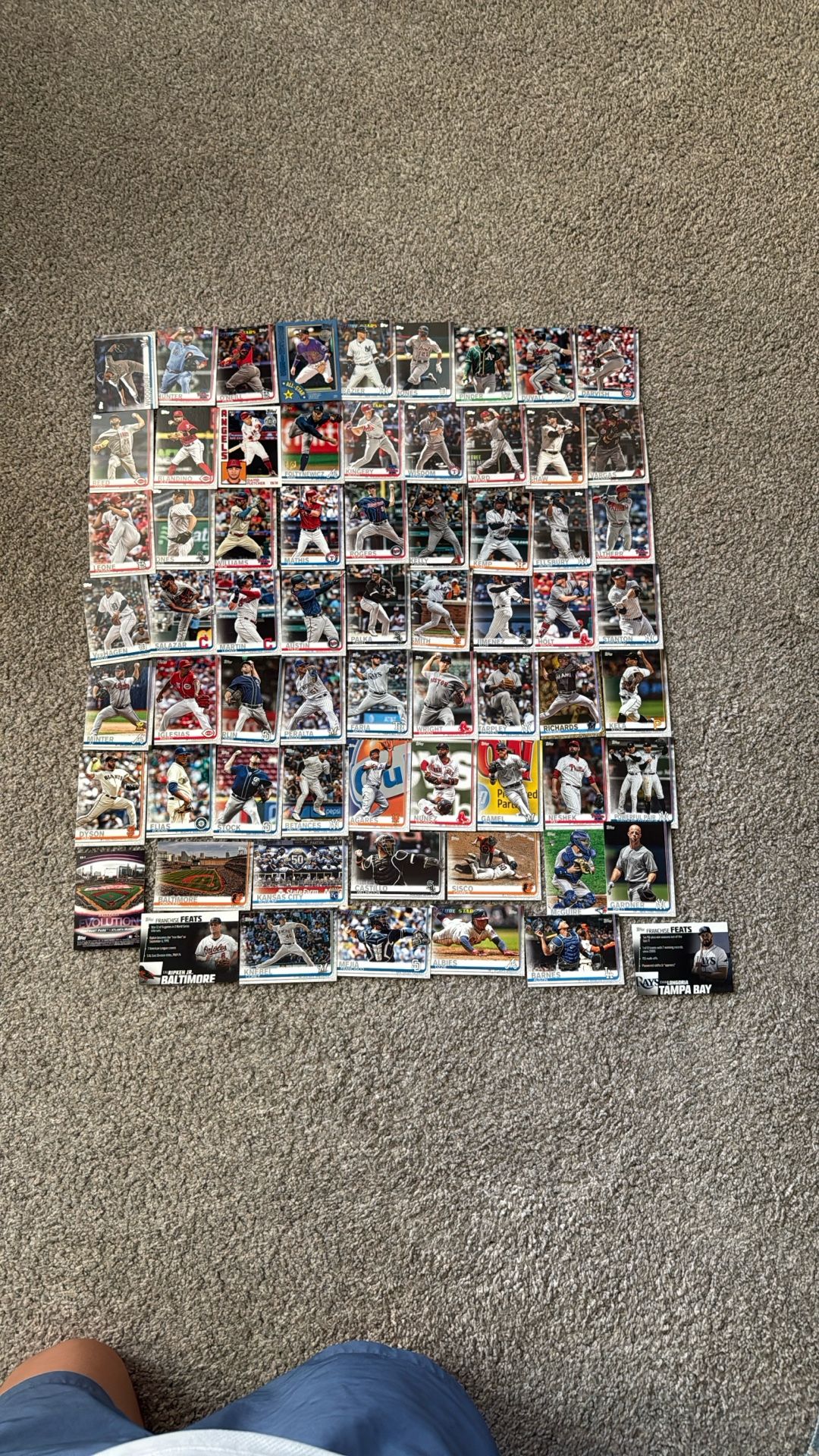 67 Baseball Cards