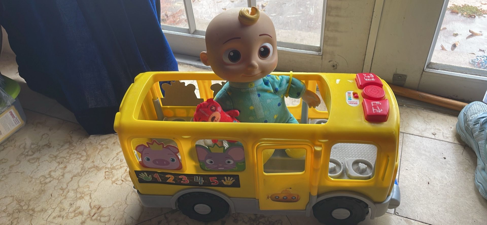 Cocomelon Bus And Toy Doll Plush