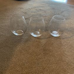 Three Glass Candy Jars