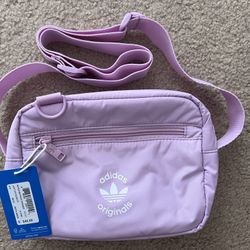 Brand New - Adidas Originals "Puffer And Pouch" Mini Crossbody Bag (Pink)