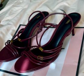 Zara Strappy Stiletto Heeled Sandals