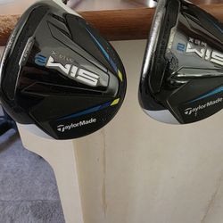 Taylor Made Sim W 3 Wood And 5 Wood Combo