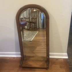 Very high quality entry mirror with shelf