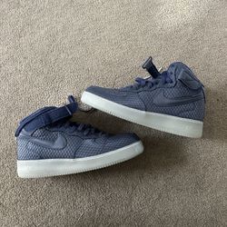 Blue Nike Air Force 1s