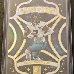 2025 Panini Donruss Brian Thomas Jr. Galaxy of Stars Galactic