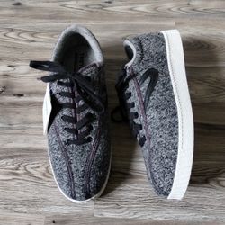 TRETORN Nylite Plus Wool Sneakers Black Grey Women's Size 11