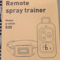 Brand new remote spray trainer dog collar