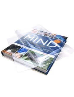 ClearBags 12 1/2 x 23 1/2 Clear Book Covers | for Books 12 1/4” Tall and Up to 23 1/2” Wide | Protect Against Wear and Tear, Water and Dust | Archival