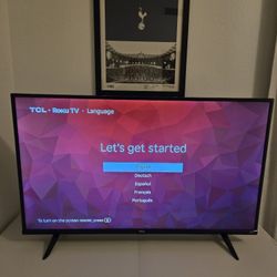 TCL 43" Class-4 Series 4k Smart TV