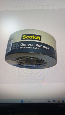 SCOTCH GENERAL PURPOSE MASKING TAPE 1.88” X 60.1 YDS (24 ROLLS - 1 FULL CASE)