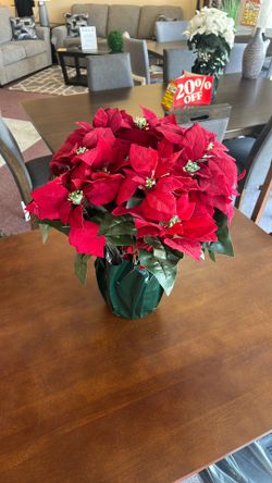 Faux Poinsettias $5 