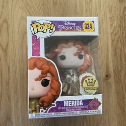 Funko Pop! Disney Princess Merida Funko Shop Exclusive Brave Good With Pin 324
