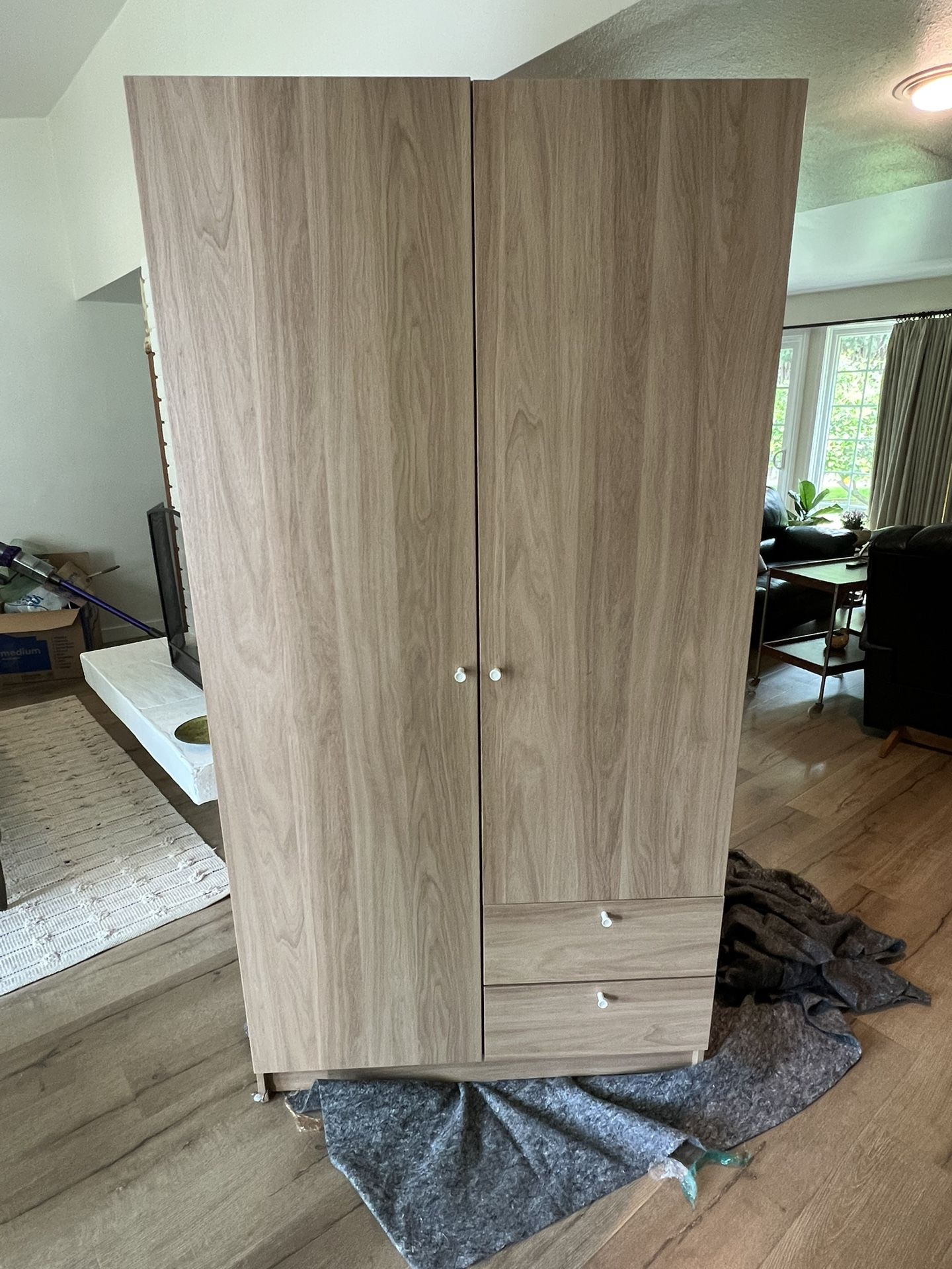 Oak IKEA VILHATTEN Wardrobe 