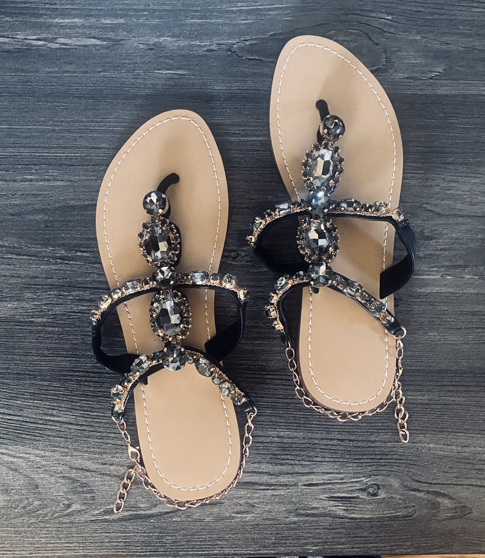 Jeweled Sandals 