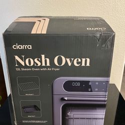 CIARRA  NOSH  Oven Air Fryer Steam Oven 8 in 1 New