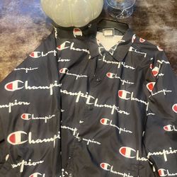 Mens Champion Windbreaker Jacket