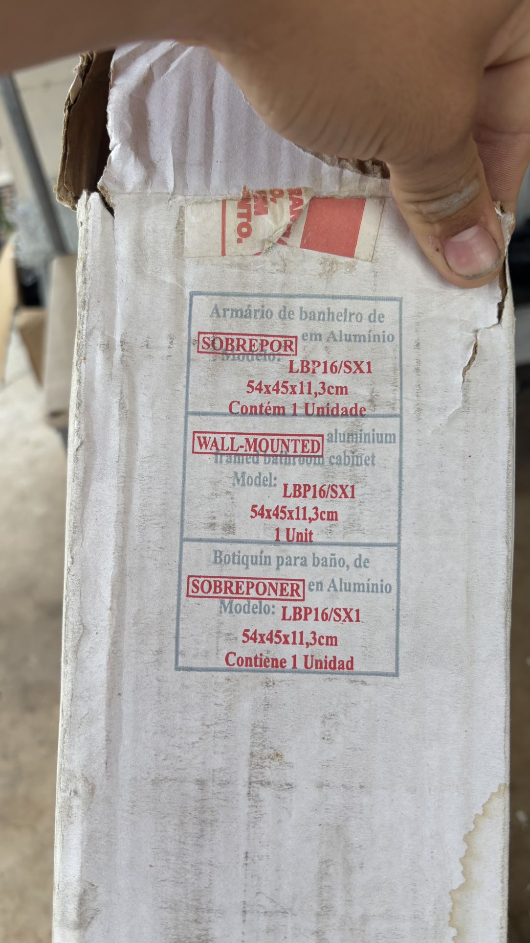 New ASTRA Brasília Plus Aluminum Wall-Mounted Bathroom Medicine Cabinet with Mirror 