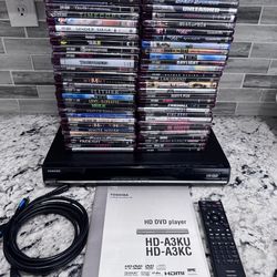 Hd /dvd player with movies