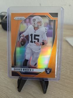 Raiders  Gardner Minshew Refractor  Card