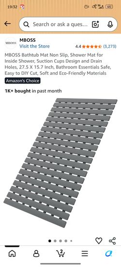 Bemiso Non-Slip Bathtub Mat with Suction Cups