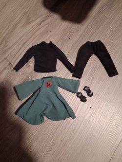 1:12 scale soft good action figure shirt pants shoes set