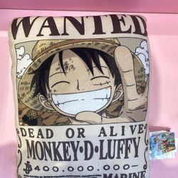 Miniso X One Piece Luffy wanted Pillow 