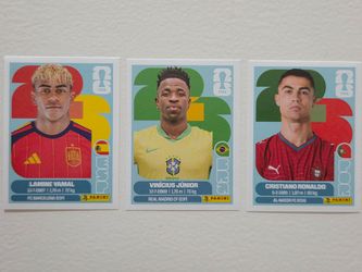 Panini 2026, Ronaldo, Vinicius, Yamal