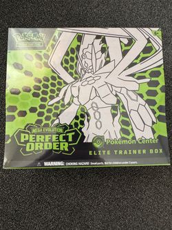 Pokémon TCG Perfect Order Elite Trainer Box Pokemon Center