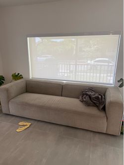 Crate and Barrel Lenyx XL sofa