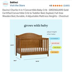 Da Vinci New Unopened Crib 