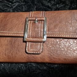 Nine West Brown Leather Wallet