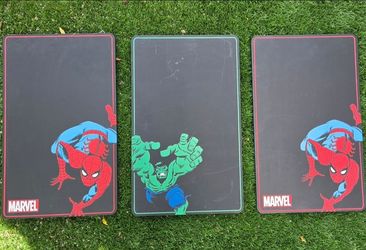 Marvel Chalkboards Spider-Man & Hulk. Set of 3
