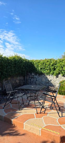 Patio set table and 2 chairs
