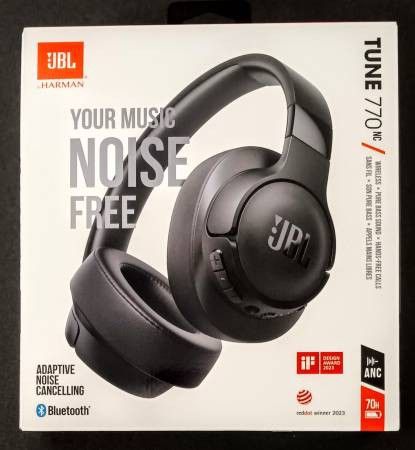 JBL Tune 770NC - Wireless Over-Ear Headphones (Brand New)