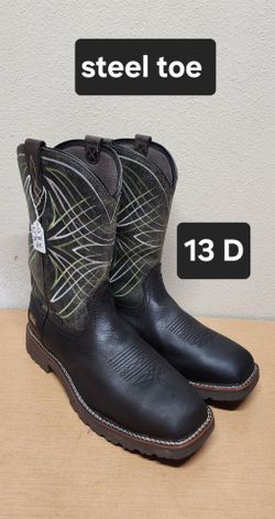 Ariat Work Boots Sz 13D Steel Toe