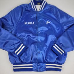 VTG Car Club Jacket Northeast Custom Cruisers 1985 IROC Z Men’s XL USA Made Blue