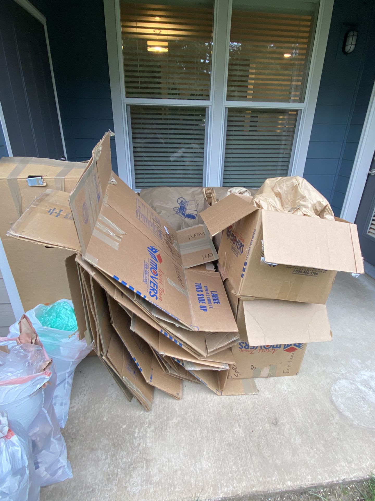 Moving boxes for FREE!  (large, medium, small) 