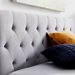 Upholstered new bed frame